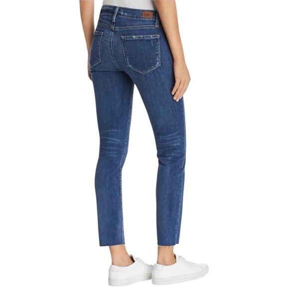 PAIGE Verdugo Ankle Skinny Jeans in Cliff's Edge Destructed SZ 31 New - Picture 2 of 4
